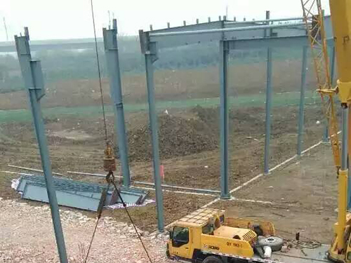 惠州钢结构厂房安装